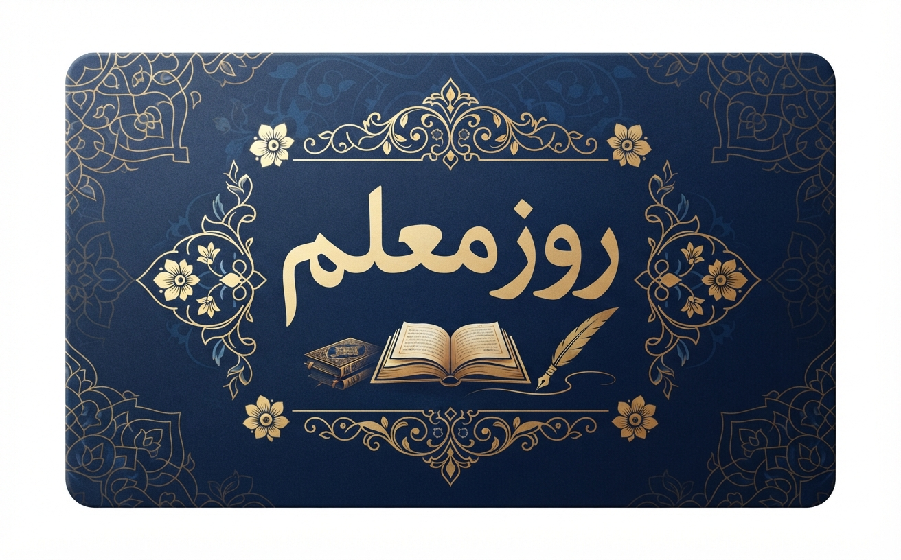 c189fb4a-7e4a-49d4-92da-2305a00d461e کارت هدیه روز معلم - Image 1